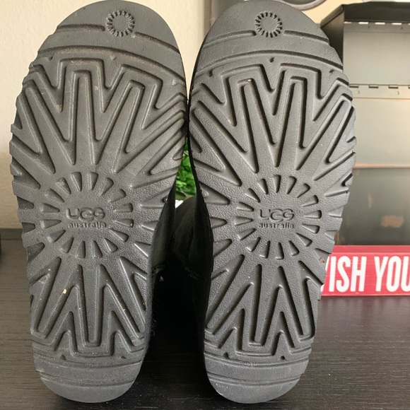 UGG Black Classic Short Boots - Picture 3 of 4